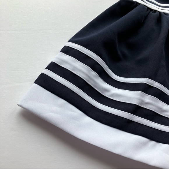 Bonnie Jean Toddler Nautical Sailor Navy Blue Party Dress Size 2T - Picture 5 of 10